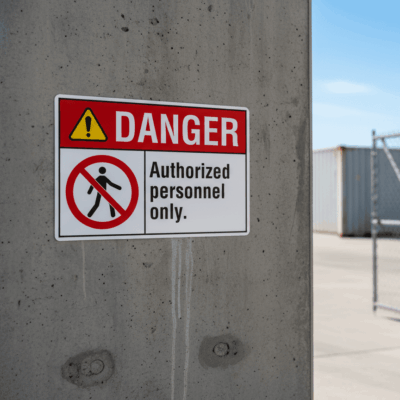 Danger Authorized personnel only.