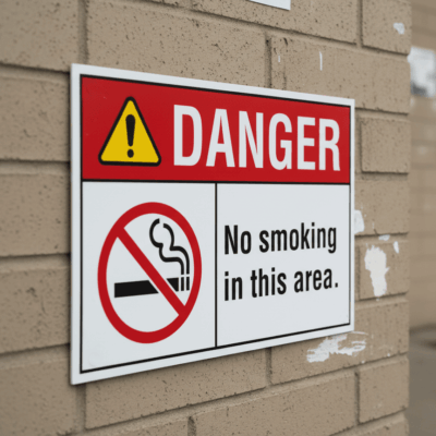 No smoking English