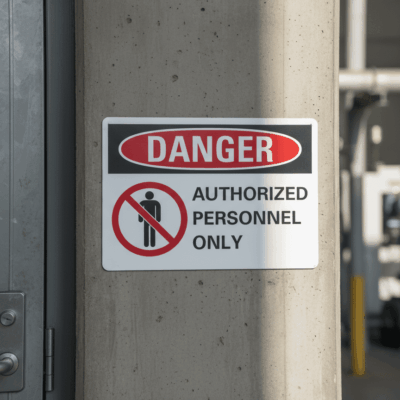 Danger Authorized personnel only