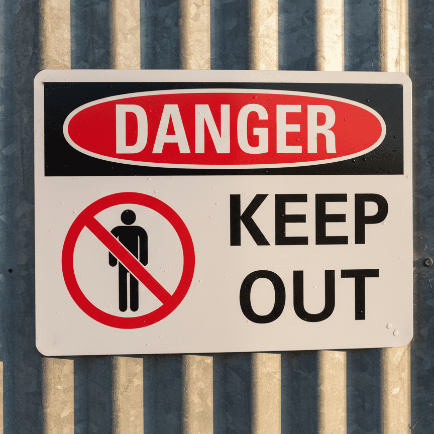 Danger Keep out