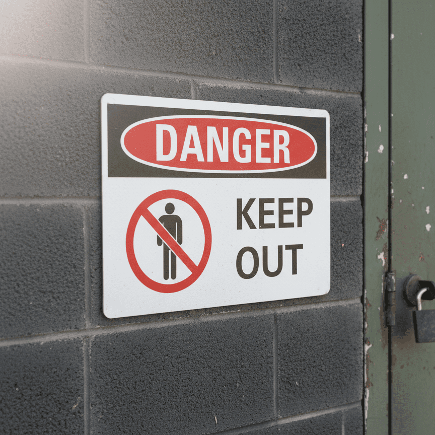 Danger Keep out