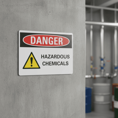 Danger Hazardous chemicals