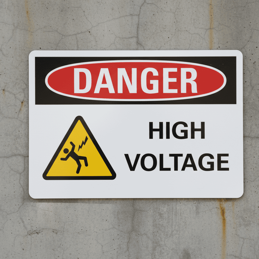 Danger High voltage