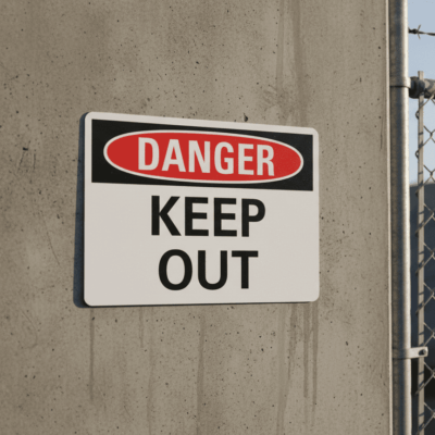 Danger Keep out