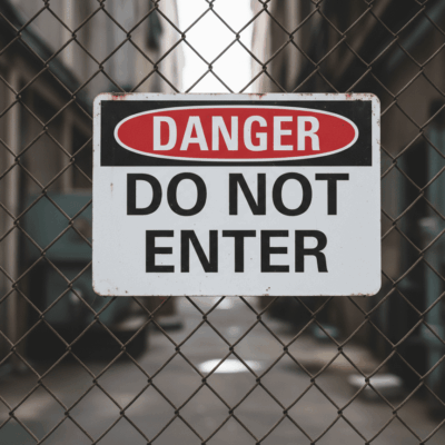 Danger Do not enter