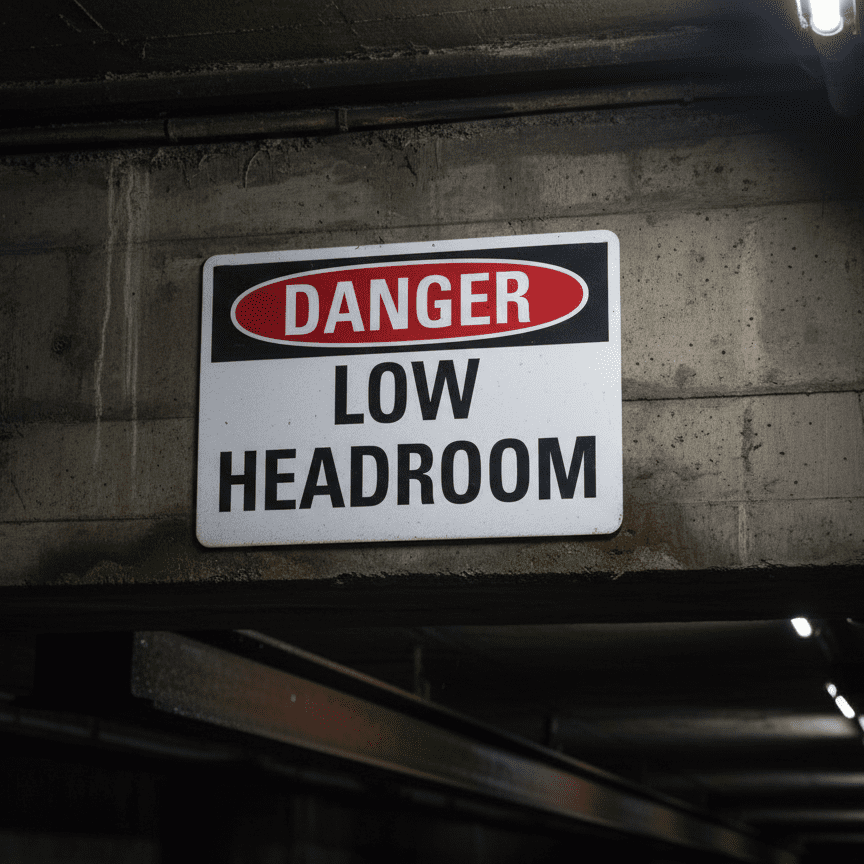 Danger Low headroom - Image 2