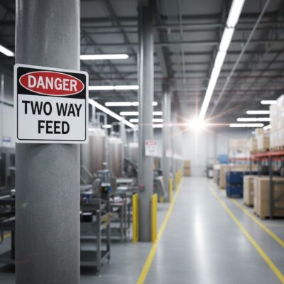 Danger Two way feed
