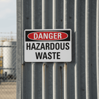 Danger Hazardous waste