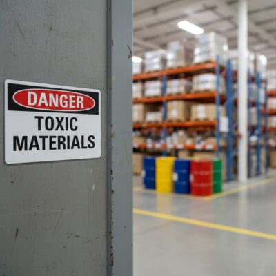 Danger Toxic materials