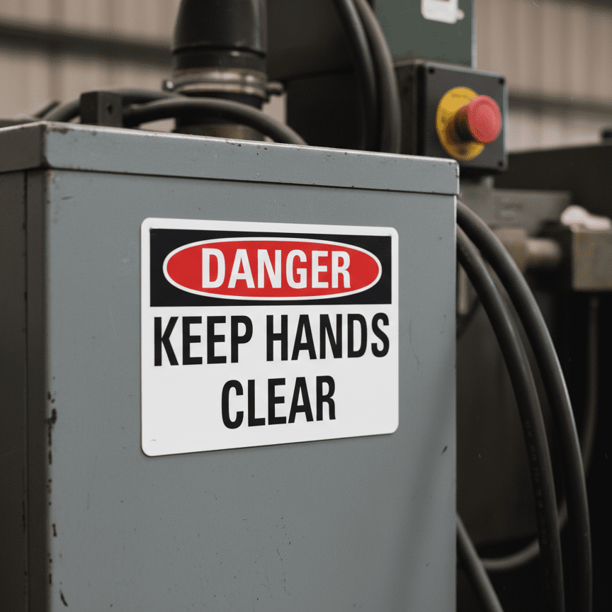 Danger Keep hands clear - Image 2