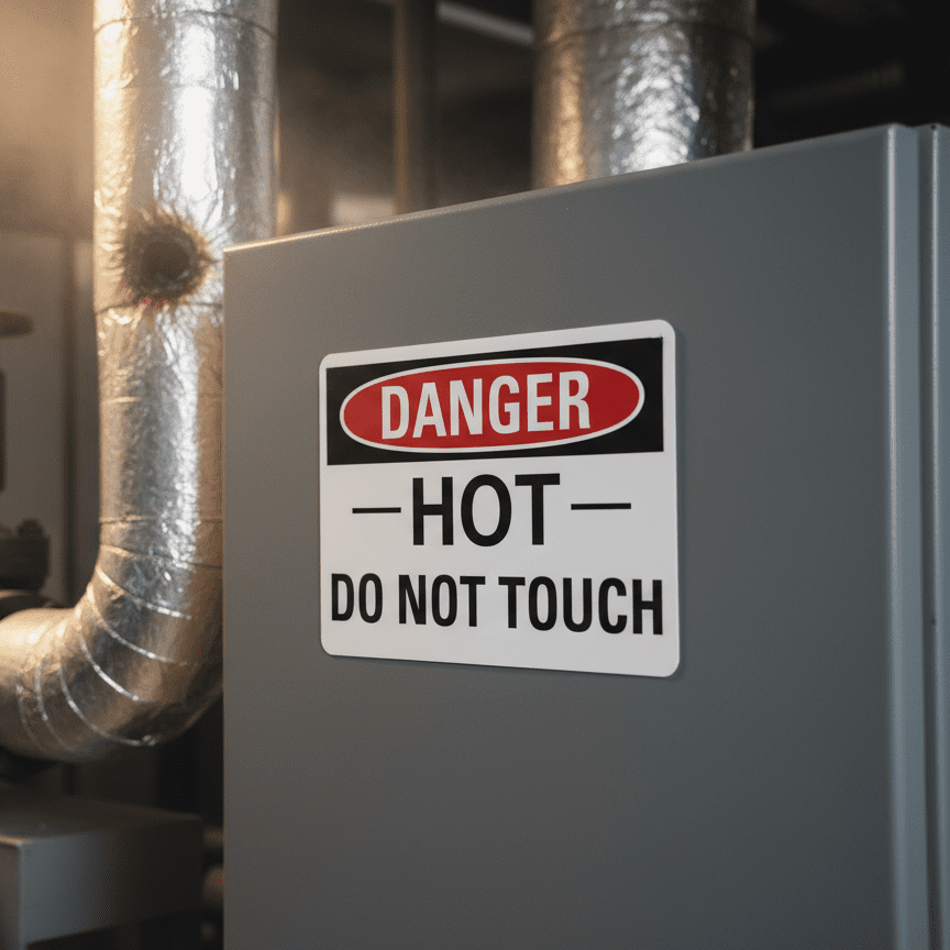 Danger Hot do not touch - Image 2