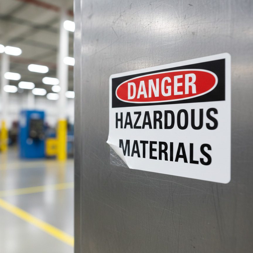 Danger Hazardous materials
