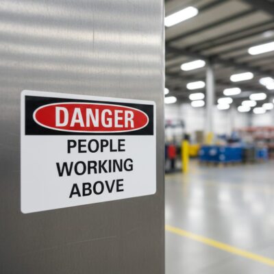 Danger People working above