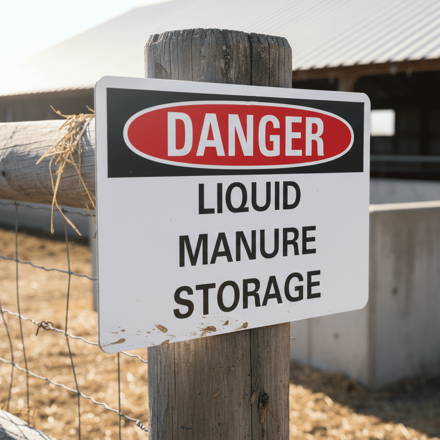 Danger Liquid manure storage - Image 2