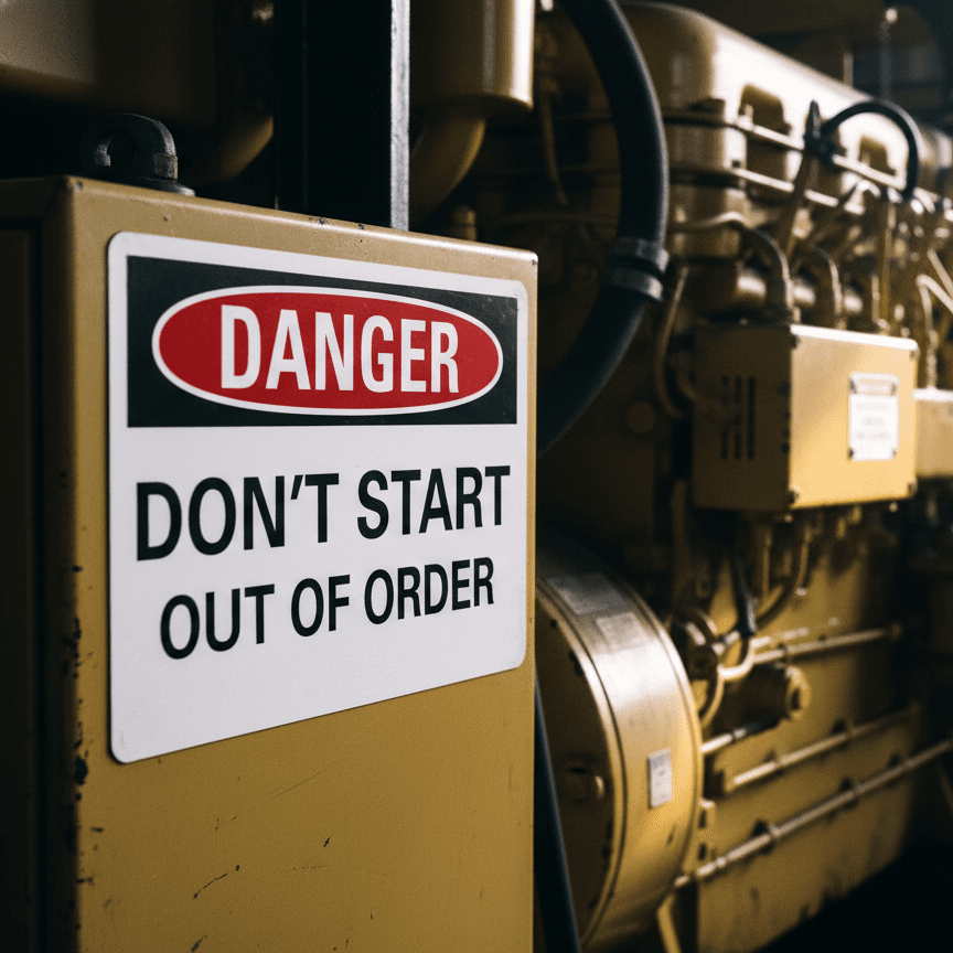 Danger Don't start out of order - Image 2