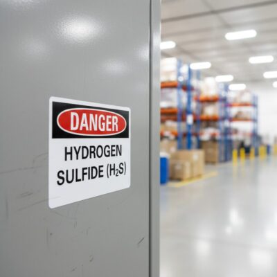 Danger Hydrogen sulfide (H()2S)