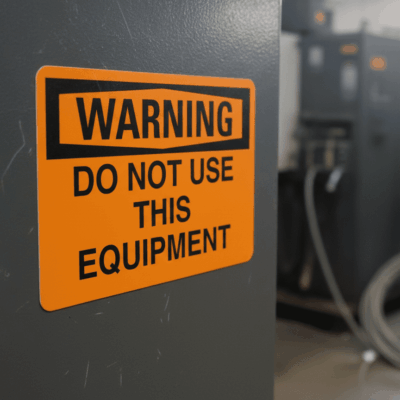 Warning Do not use this equipment