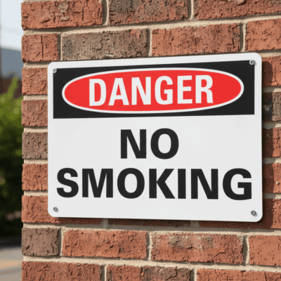 Danger No Smoking