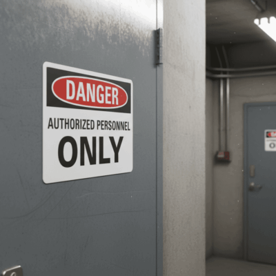 Danger Authorized Personnel Only