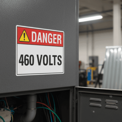 Danger (Ansi) 460 Volts