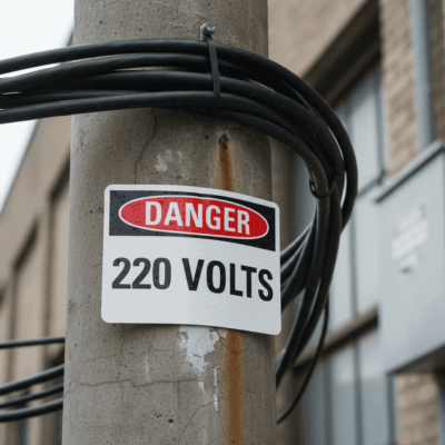 Danger 220 Volts