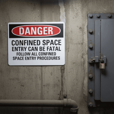 Danger Confined Space Entry Can Be Fatal Follow