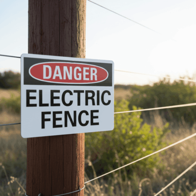 Danger Electric Fence