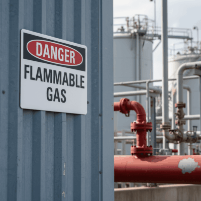 Danger Flammable Gas