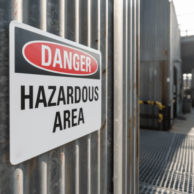 Danger Hazardous Area