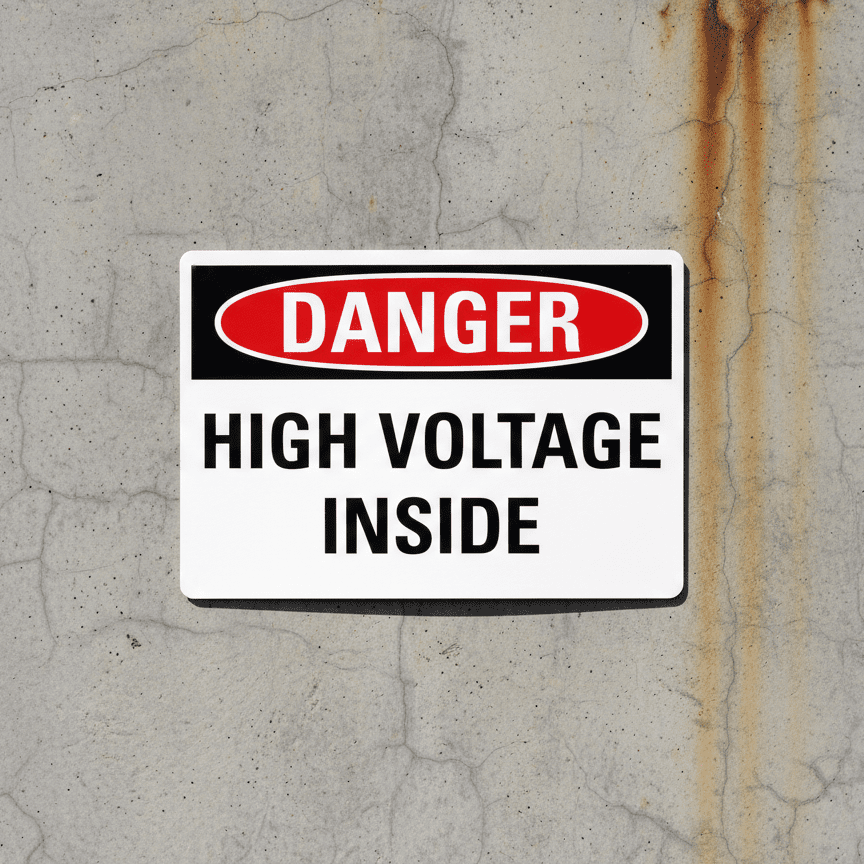 Danger High Voltage Inside - Image 2