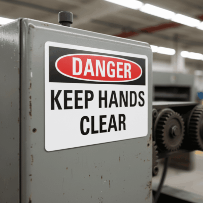 Danger Keep Hands Clear