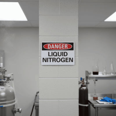 Danger Liquid Nitrogen