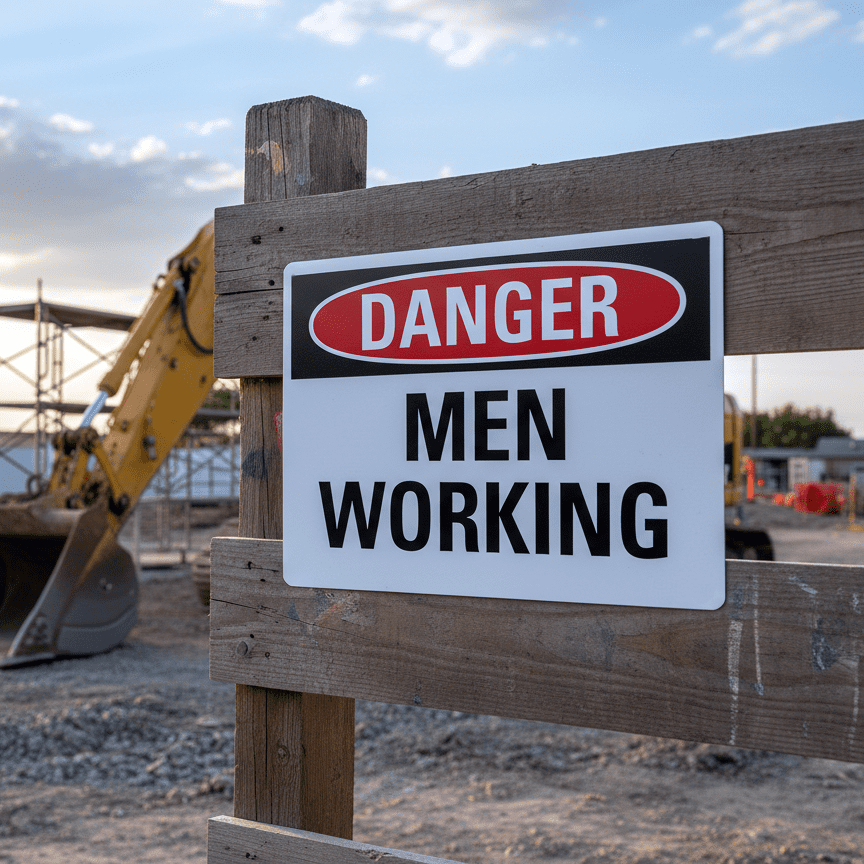 Danger Men Working - Image 2