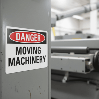 Danger Moving Machinery
