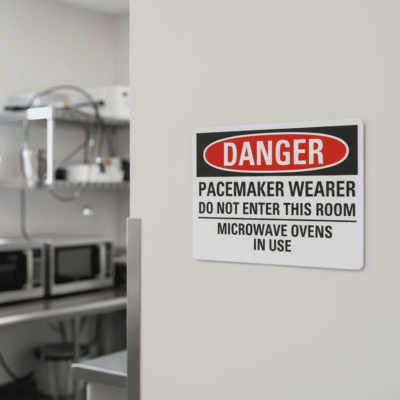 Danger Pacemaker Wearer Do Not Enter This Room