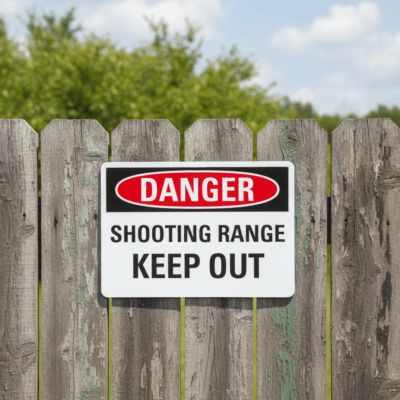 Danger Shooting Range Keep Out