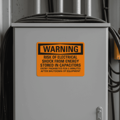 Warning Risk Of Electrical Shock From Energy