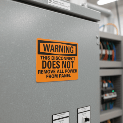 Warning This Disconnect Does Not Remove All