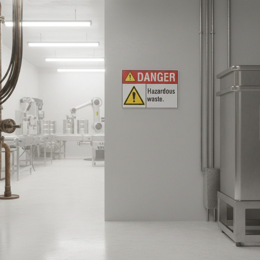 Danger Hazardous waste. - Image 2