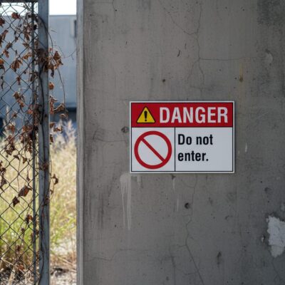 Danger Do not enter.