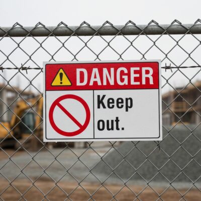 Danger Keep out.