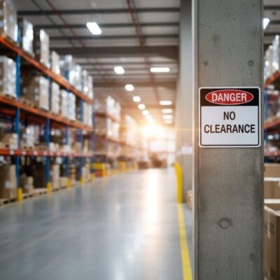 Danger No clearance