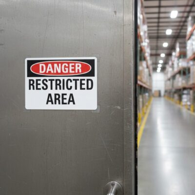 Danger Restricted area