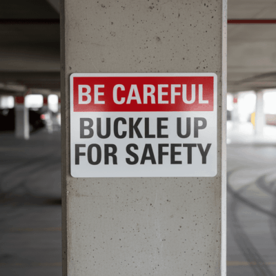Be Careful Buckle Up For Safety
