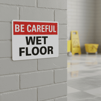 Be Careful Wet Floor
