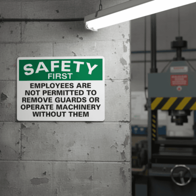Safety First Employees Are Not Permitted To