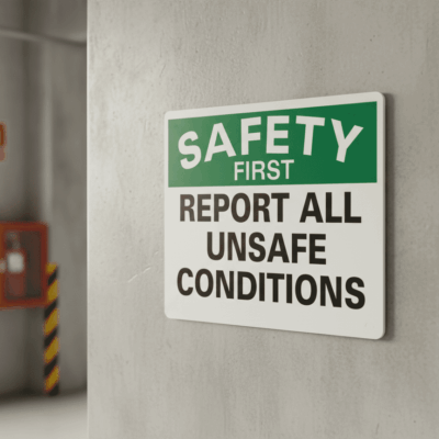 Safety First Report All Unsafe Conditions