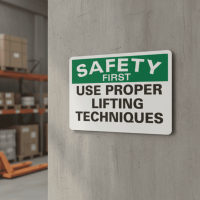 Safety First Use Proper Lifting Techniques