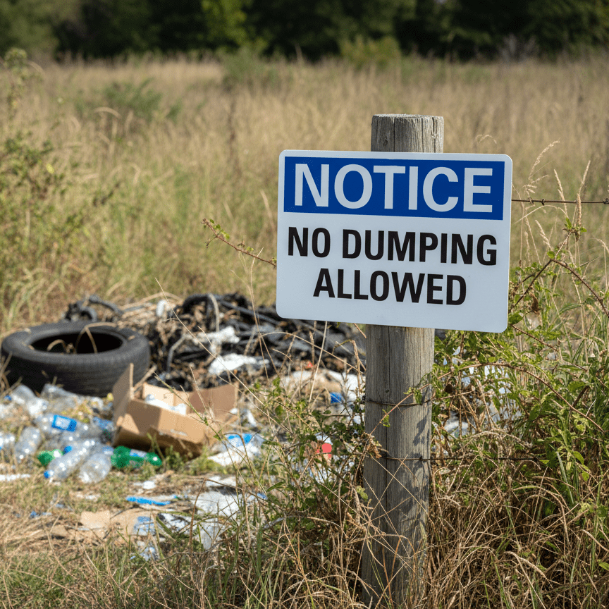 Notice No Dumping Allowed - Image 2