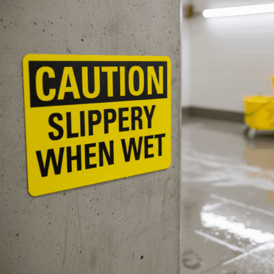 Caution Slippery When Wet